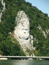 Statue of Decebal, Danube Gorges , Photo: Zsembery Ágoston
