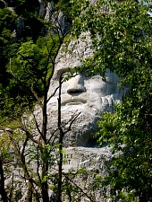 Statue of Decebal, Danube Gorges , Photo: WR