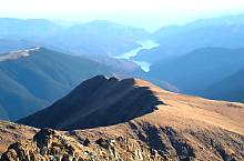 Lake Vidaru from peak Negoiu 