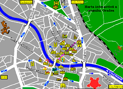 Interactive maps of the most important cities