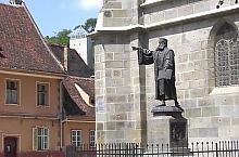 Biserica Neagră, Statuia lui Honterus, Foto: Puskás Bajkó Gábor