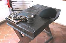 The first Romanian School, The teacher's desk, Photo: Robert Lázár