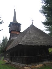 Căeni, Wooden church, Călinești , Photo: WR