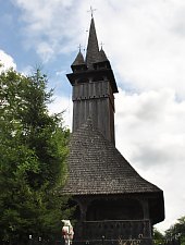 Wooden church, right bank, Răzoare , Photo: WR