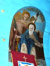 Wooden church, left bank, Răzoare , Photo: WR