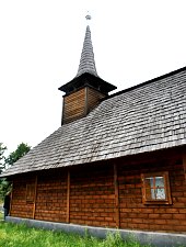 Wooden church, left bank, Răzoare , Photo: WR