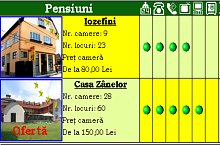 Florești, tabel comparativ
