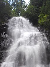 Zbuciumata Waterfall, Făgăraș mountains·, Photo: WR