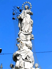 Szűz Mária szobra, Temesvár., Fotó: Radu Capan
